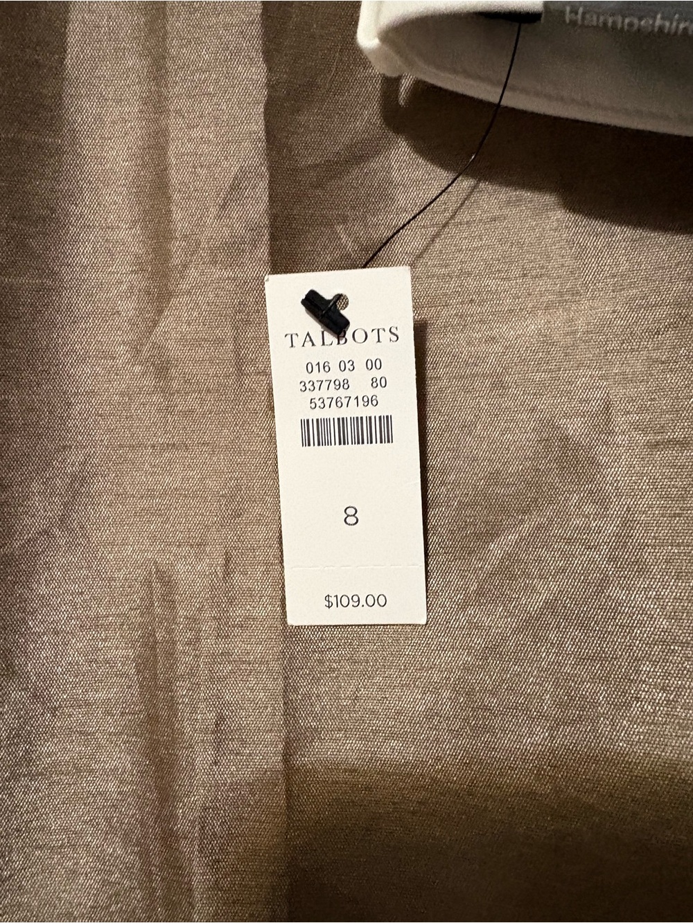 Talbots White Dress Pants with Button Cuffs #2390 - Picture 2 of 6